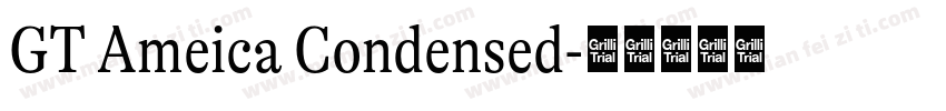 GT Ameica Condensed字体转换